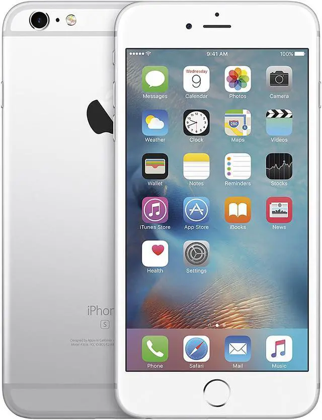 Alt view image 4 of 5 - Apple iPhone 6s Plus 4G LTE Unlocked GSM 12 MP Cell Phone 5.5" Silver 2GB RAM