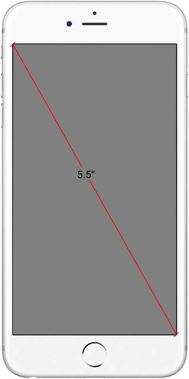 Alt view image 5 of 5 - Apple iPhone 6s Plus 4G LTE Unlocked GSM 12 MP Cell Phone 5.5" Silver 2GB RAM