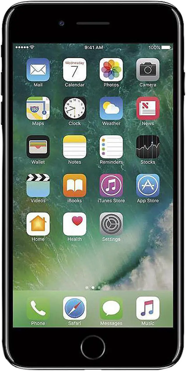 Main image of Apple iPhone 7 Plus 4G LTE Unlocked GSM Quad-Core Smartphone w/ Dual 12 MP Camera 5.5" Jet Black 3GB RAM