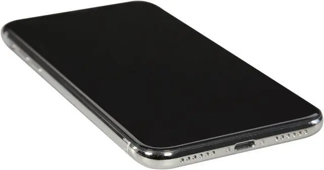 Alt view image 6 of 8 - Apple iPhone X iPhone X 4G LTE Unlocked Cell Phone 5.8" Silver 3GB RAM