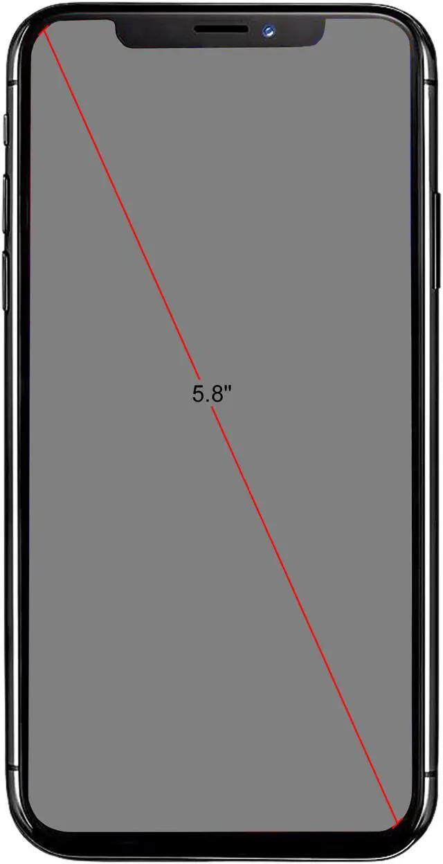 Alt view image 5 of 5 - Apple Apple iPhone X iPhone X 4G LTE Unlocked GSM Phone w/ Dual 12 MP Camera - (Used) 5.8" Space Gray 3GB RAM