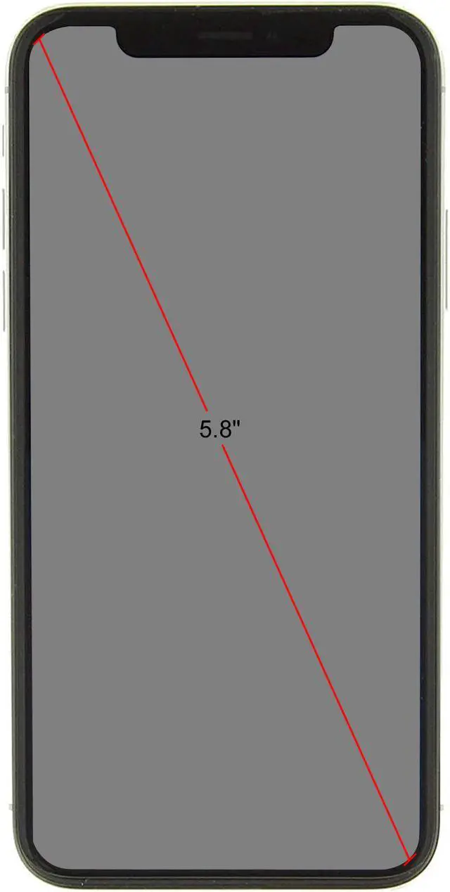 Alt view image 3 of 3 - Apple iPhone X 256GB GSM Unlocked Silver - Grade B