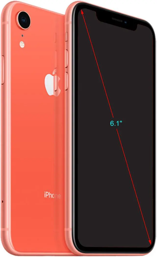 Alt view image 2 of 2 - Apple iPhone XR 64GB Fully Unlocked Coral - Very Good Condition