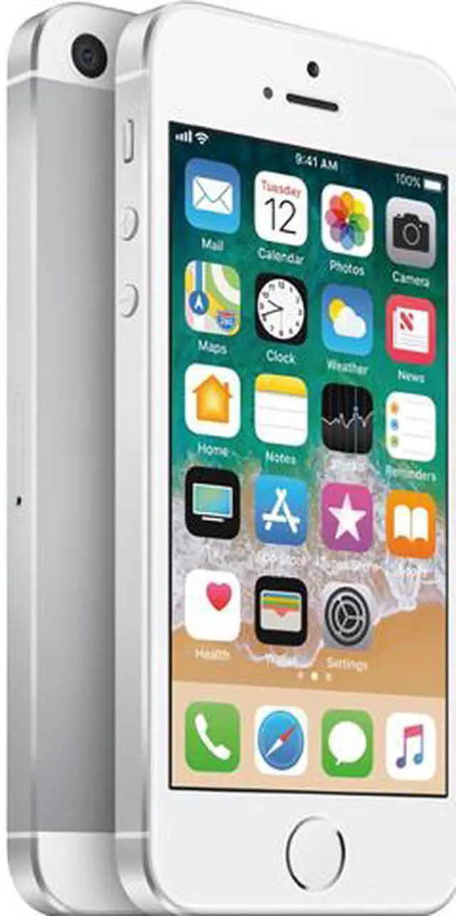 Main image of Apple iPhone SE 4G LTE Unlocked GSM Phone w/ 12 MP Camera 4.0" Silver 2GB RAM