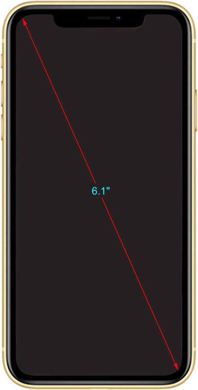 Alt view image 3 of 5 - Apple iPhone XR 4G LTE Fully Unlocked (Verizon + Sprint + GSM Unlocked) 6.1" Yellow 3GB RAM