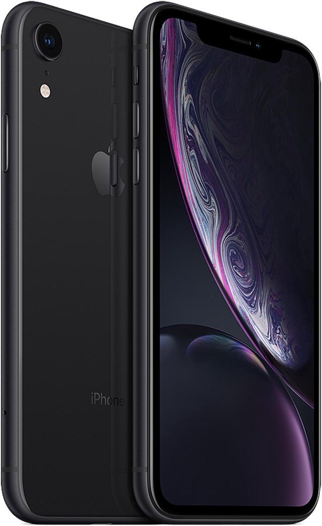 Refurbished: Apple iPhone XR 4G LTE Fully Unlocked (Verizon + Sprint + GSM  Unlocked) 6.1 Black 128GB 3GB RAM - Newegg.com