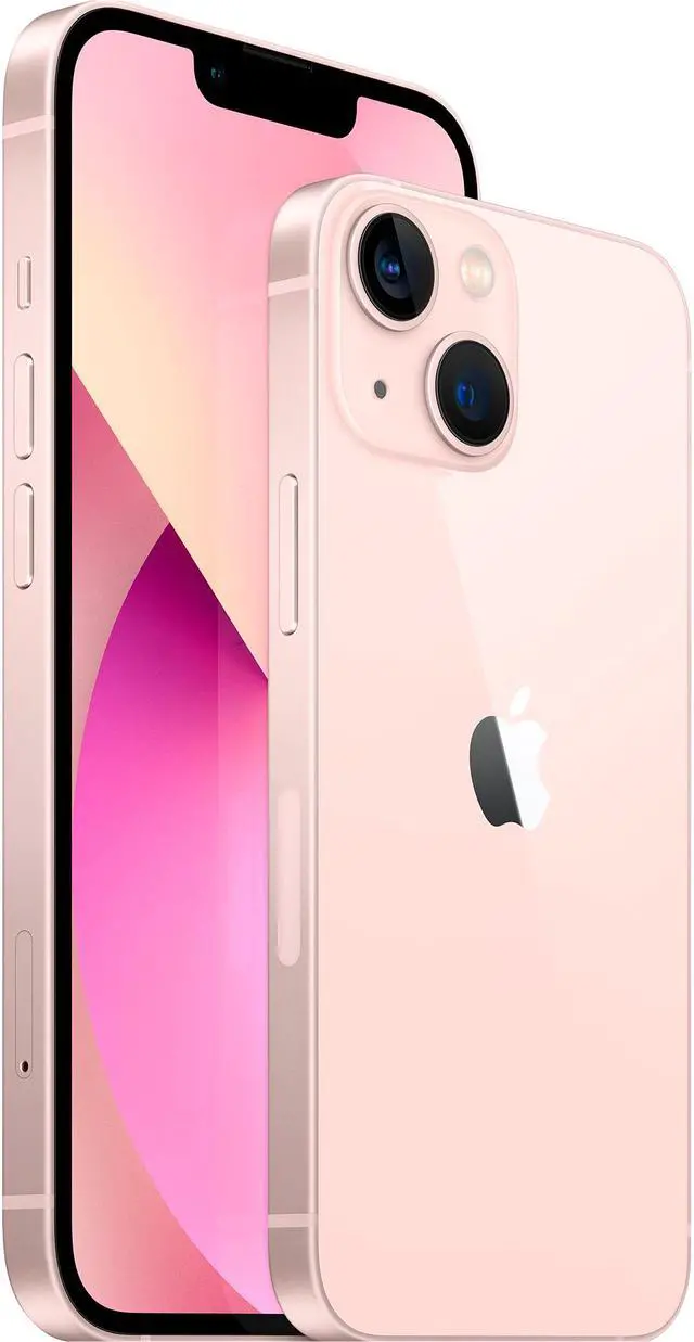 Alt view image 2 of 4 - Apple iPhone 13 MLA73LL/A 5G GSM/CDMA Cell Phone 6.1" Pink 4GB RAM