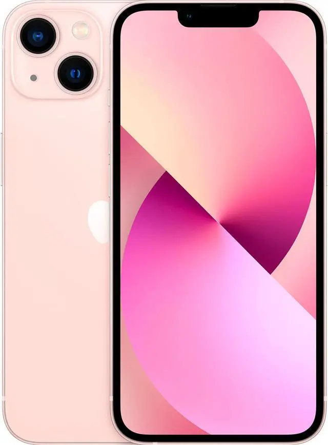 Main image of Apple iPhone 13 MLA73LL/A 5G GSM/CDMA Cell Phone 6.1" Pink 4GB RAM