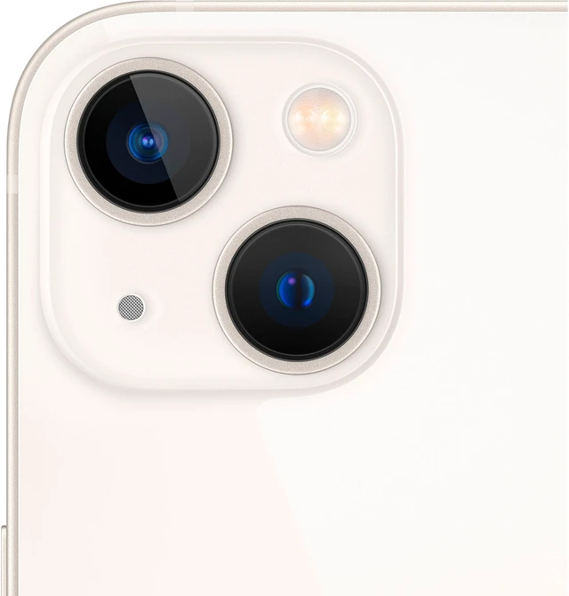 Alt view image 3 of 5 - Apple iPhone 13 MLA43LL/A 5G GSM/CDMA Cell Phone 6.1" Starlight 4GB RAM