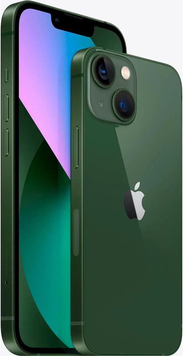 Alt view image 2 of 4 - Apple iPhone 13 MNGE3LL/A 5G GSM/CDMA Cell Phone 6.1" Green 4GB RAM