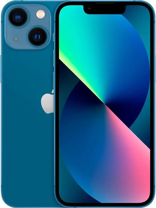Main image of Apple iPhone 13 mini MLHX3LL/A 5G GSM/CDMA Cell Phone 5.4" Blue 4GB RAM