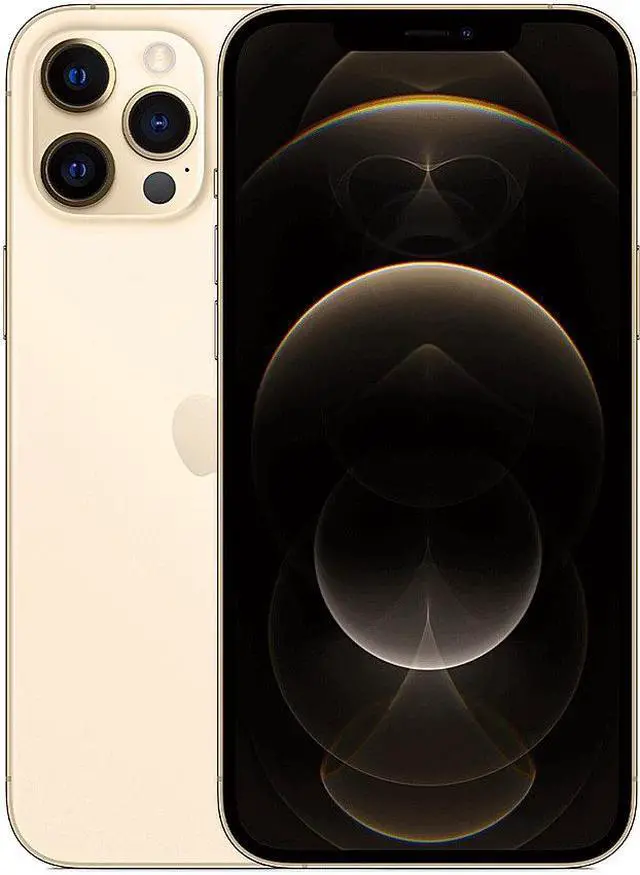 Alt view image 2 of 4 - Apple iPhone 12 Pro Max 128GB GSM/CDMA Fully Unlocked - Gold