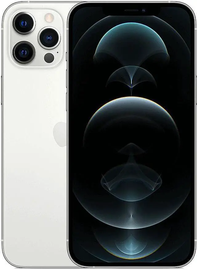 Alt view image 2 of 4 - Apple iPhone 12 Pro Max 256GB GSM/CDMA Fully Unlocked - Silver
