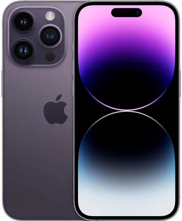 Main image of Apple iPhone 14 PRO MAX 256GB, Refurbished Unlocked Cell Phone, Deep Purple - Very Good Condition (Grade B)