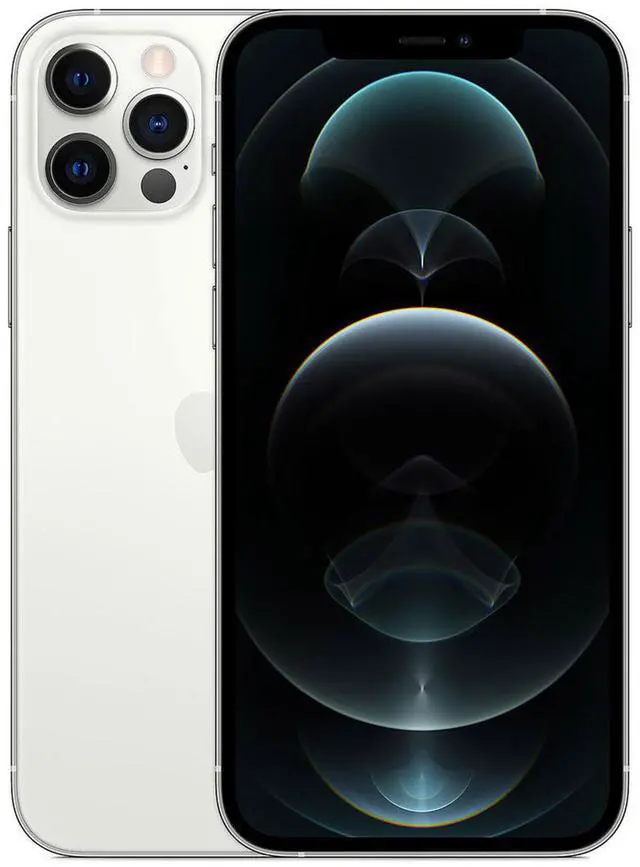 Main image of Apple iPhone 12 Pro 256GB, Refurbished Unlocked Cell Phone, Silver - Very Good Condition (Grade B)
