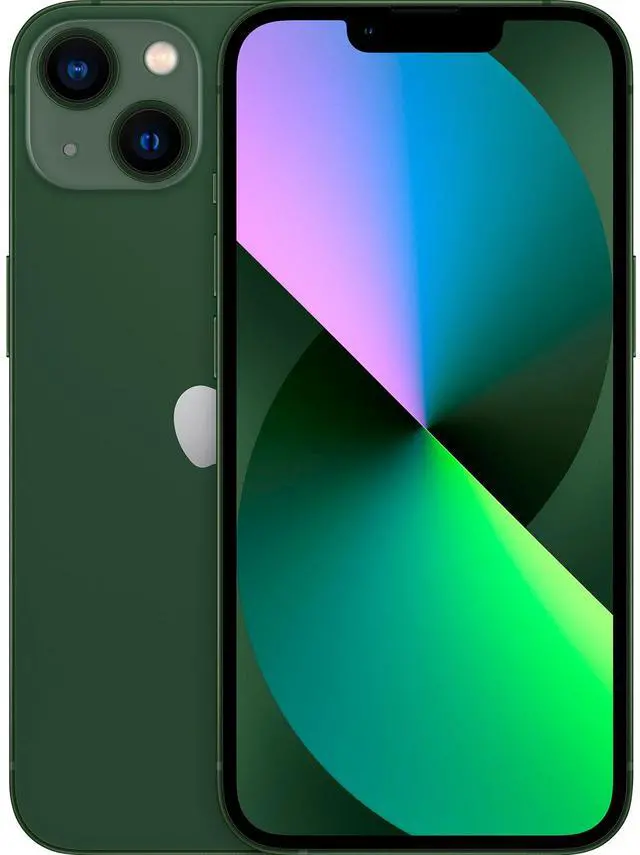 Main image of Apple iPhone 13 128GB, Unlocked Refurbished Cell Phone, Green - Very Good Condition (Grade B)