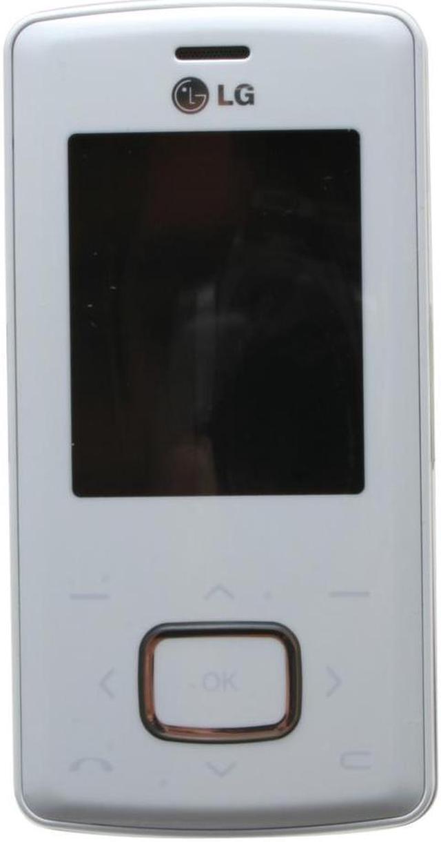 Alt view image 3 of 10 - LG KG800 White Chocolate Cell Phone with touch-sensitive navigation