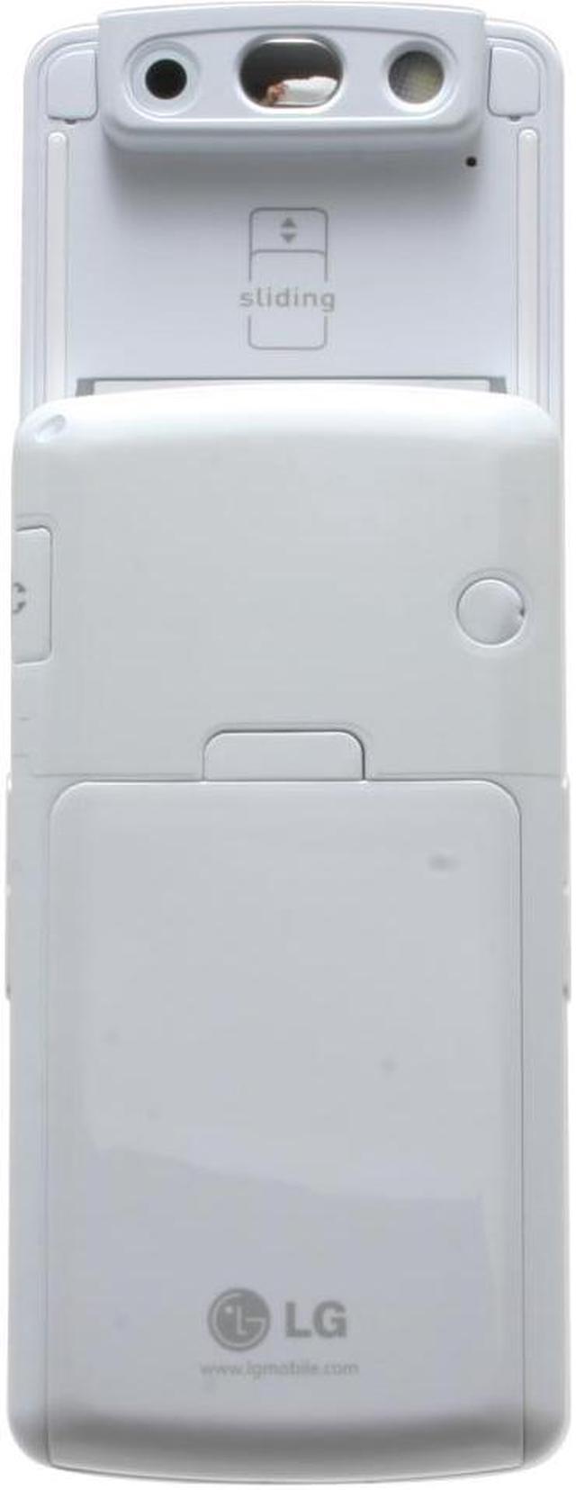 Alt view image 6 of 10 - LG KG800 White Chocolate Cell Phone with touch-sensitive navigation