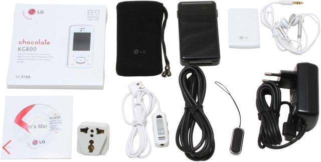 Alt view image 9 of 10 - LG KG800 White Chocolate Cell Phone with touch-sensitive navigation