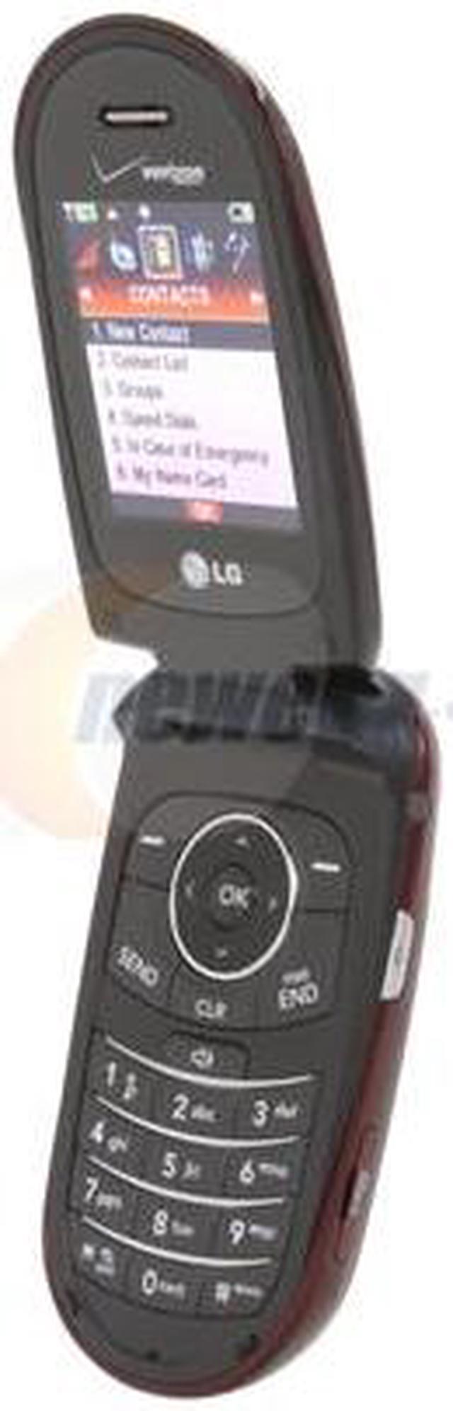 Alt view image 2 of 7 - LG VX8350 Red Verizon Pre-paid Cell Phone without contract