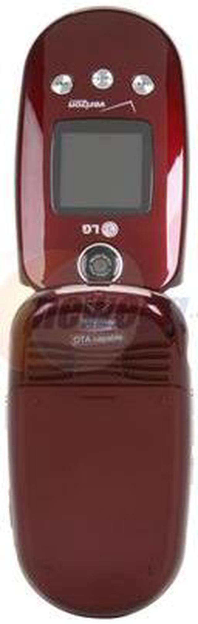 Alt view image 4 of 7 - LG VX8350 Red Verizon Pre-paid Cell Phone without contract