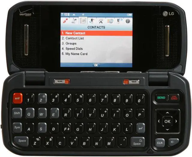 Alt view image 2 of 13 - LG EnV VX9900 Green Verizon Pre-paid Cell Phone