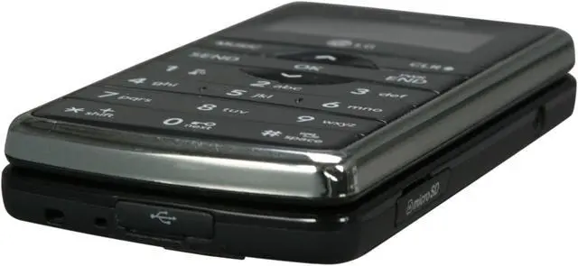Alt view image 7 of 8 - LG enV2 VX9100 Black 3G Verizon Pre-paid Cell Phone