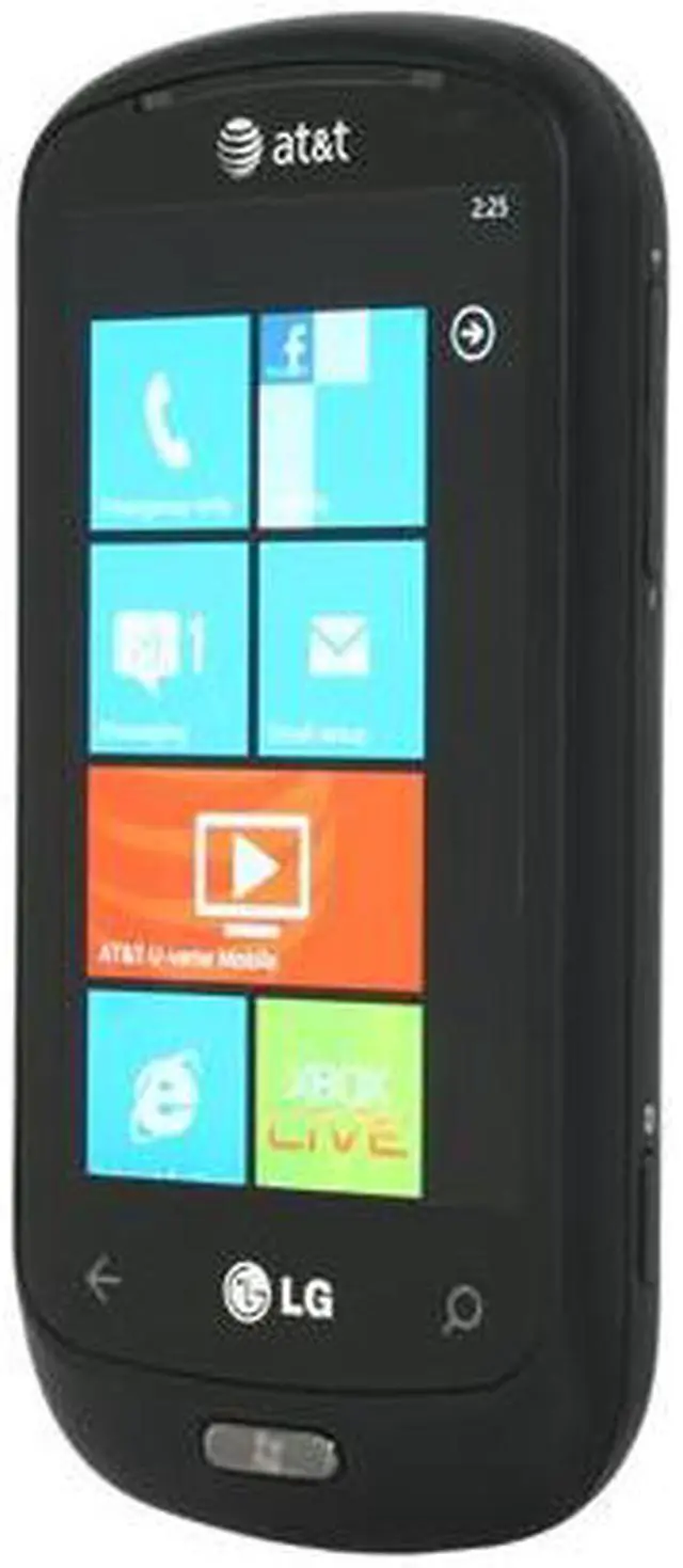 Alt view image 2 of 7 - LG Quantum C900 WP7 16GB Unlocked GSM Cell Phone 3.5" Black