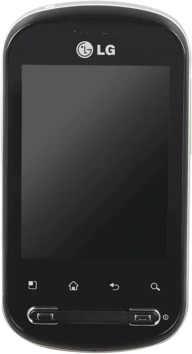 Alt view image 2 of 7 - LG Optimus Me Titanium 3G Unlocked GSM Android Phone w/ Android OS 2.2 / Wi-Fi (P350)