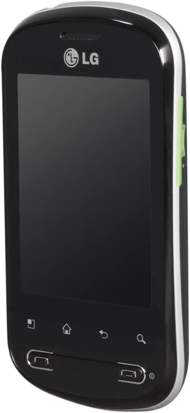 Alt view image 3 of 7 - LG Optimus Me Titanium 3G Unlocked GSM Android Phone w/ Android OS 2.2 / Wi-Fi (P350)