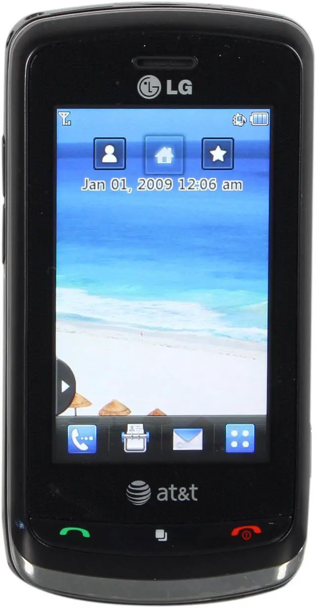 Main image of LG Xenon Black 3G Unlocked GSM Phone w/ Full QWERTY Keyboard / 2 MP Camera / A-GPS (GR500)