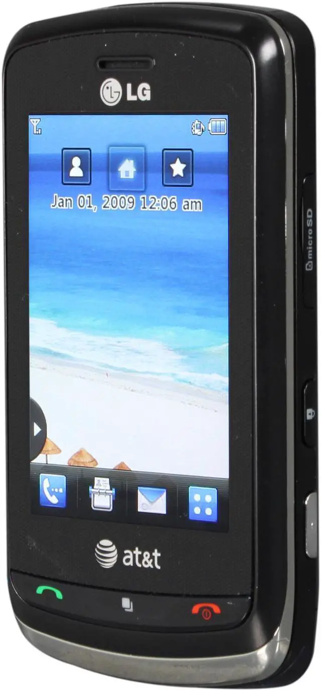 Alt view image 2 of 8 - LG Xenon Black 3G Unlocked GSM Phone w/ Full QWERTY Keyboard / 2 MP Camera / A-GPS (GR500)