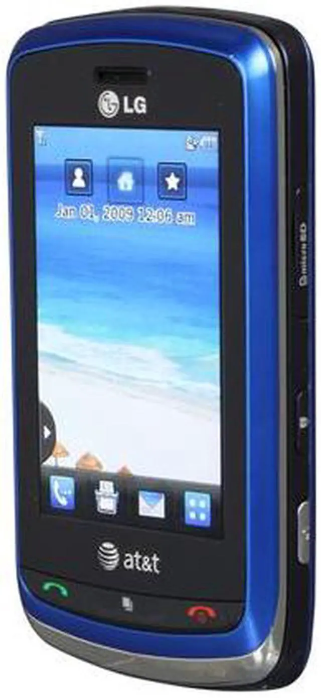 Alt view image 2 of 8 - LG Xenon Blue 3G Unlocked GSM Slider Phone w/ Full QWERTY Keyboard / 2 MP Camera / A-GPS (GR500)