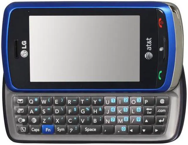 Alt view image 6 of 8 - LG Xenon Blue 3G Unlocked GSM Slider Phone w/ Full QWERTY Keyboard / 2 MP Camera / A-GPS (GR500)