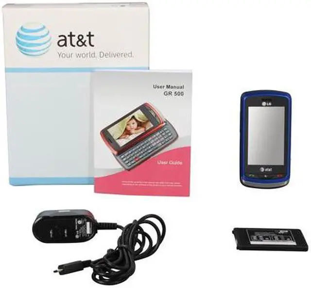 Alt view image 8 of 8 - LG Xenon Blue 3G Unlocked GSM Slider Phone w/ Full QWERTY Keyboard / 2 MP Camera / A-GPS (GR500)