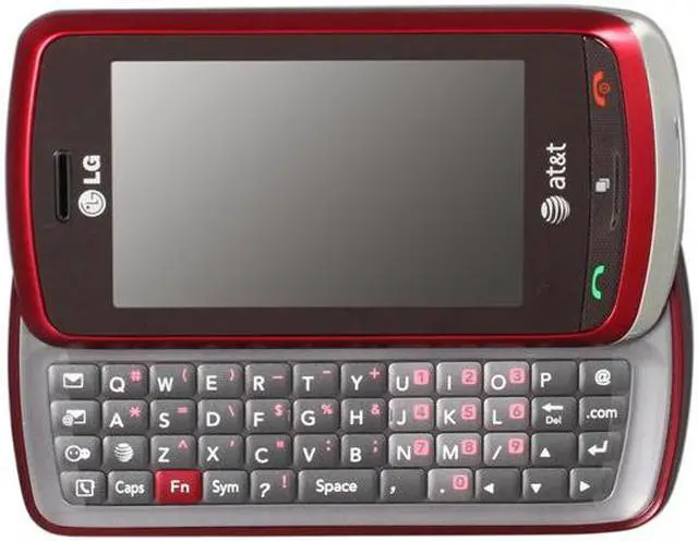 Alt view image 6 of 8 - LG Xenon Red 3G Unlocked GSM Phone w/ Full QWERTY Keyboard / 2 MP Camera / A-GPS (GR500)