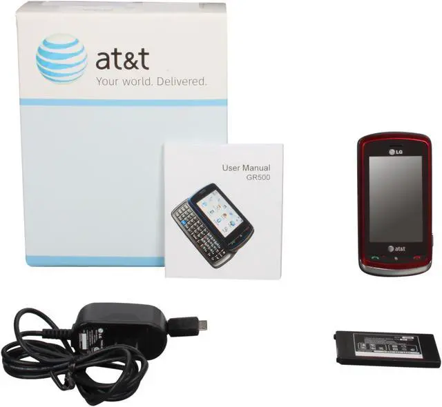 Alt view image 8 of 8 - LG Xenon Red 3G Unlocked GSM Phone w/ Full QWERTY Keyboard / 2 MP Camera / A-GPS (GR500)