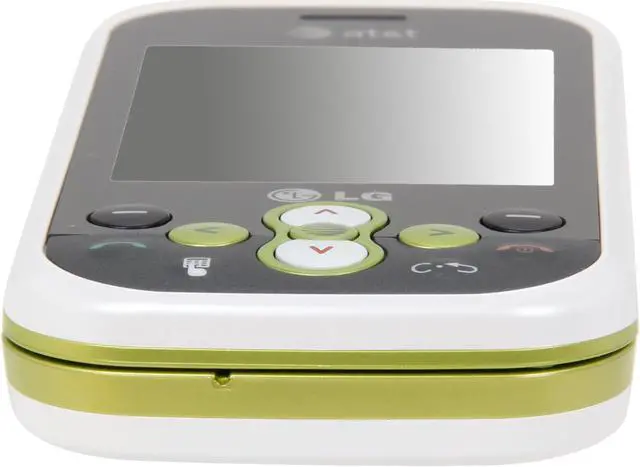 Alt view image 7 of 8 - LG Neon Gt365 Unlocked GSM Slider Phone with Full QWERTY Keyboard 2.4" White / Green