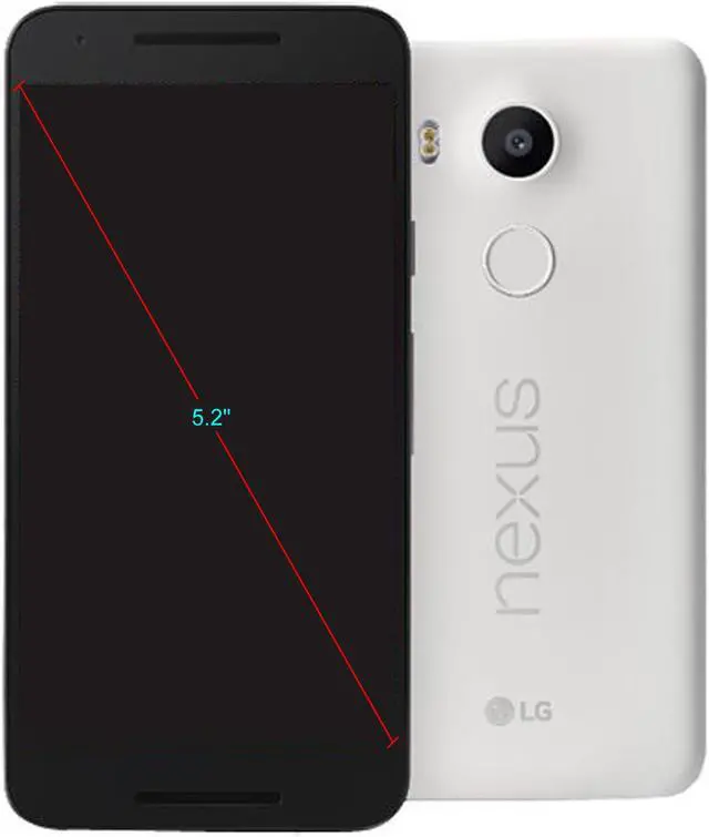 Alt view image 2 of 5 - LG Google Nexus 5X 32GB Unlocked Smartphone Quartz White International Version No Warranty