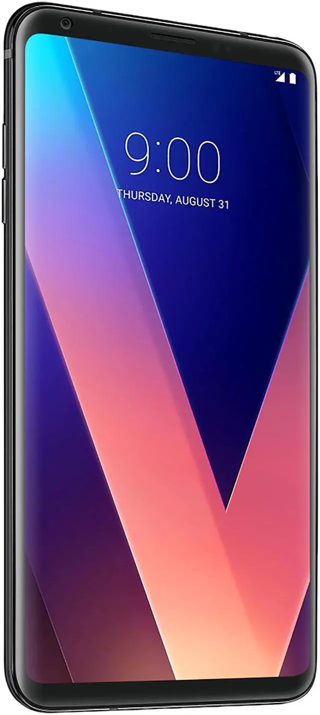 Alt view image 3 of 7 - LG V30+ LS998 128GB Unlocked GSM 4G LTE Android Phone w/ Dual 16MP|13MP Rear Camera - Aurora Black