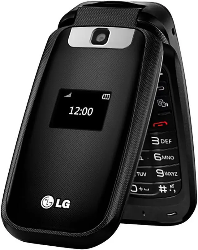 Alt view image 3 of 10 - LG F4NR A448 3G Unlocked GSM Flip Phone - (Used) 2.2" Black 128MB RAM