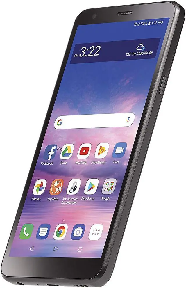 Alt view image 3 of 3 - Net10 LG Journey 4G LTE Prepaid Smartphone (Locked) - Black - 32GB - Sim Card Included - CDMA - Fustration Free Packaging