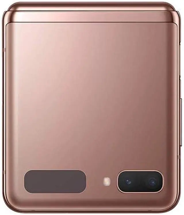 Alt view image 8 of 10 - Samsung Galaxy Z Flip 5G SM-F707WZNAXAC 5G Unlocked Cell Phone 6.7" Mystic Bronze 256GB 8GB RAM