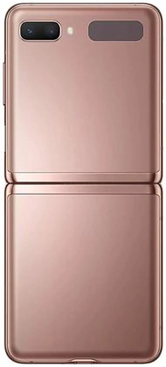 Alt view image 10 of 10 - Samsung Galaxy Z Flip 5G SM-F707WZNAXAC 5G Unlocked Cell Phone 6.7" Mystic Bronze 256GB 8GB RAM
