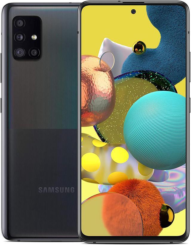 Alt view image 2 of 9 - Samsung Galaxy A51 5G Factory Unlocked Android Cell Phone | US Version | 128GB Storage | Long-Lasting Battery for Gaming, 6.5" Infinity Display, Quad Camera | Black