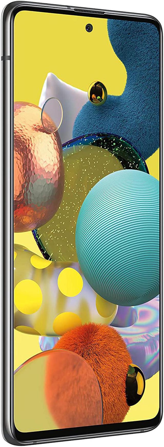 Alt view image 8 of 9 - Samsung Galaxy A51 5G Factory Unlocked Android Cell Phone | US Version | 128GB Storage | Long-Lasting Battery for Gaming, 6.5" Infinity Display, Quad Camera | Black