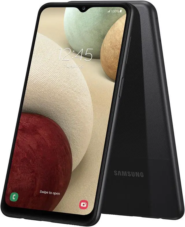 Alt view image 8 of 8 - Samsung Galaxy A12 4G LTE Unlocked Cell Phone 6.5" Black 3GB RAM