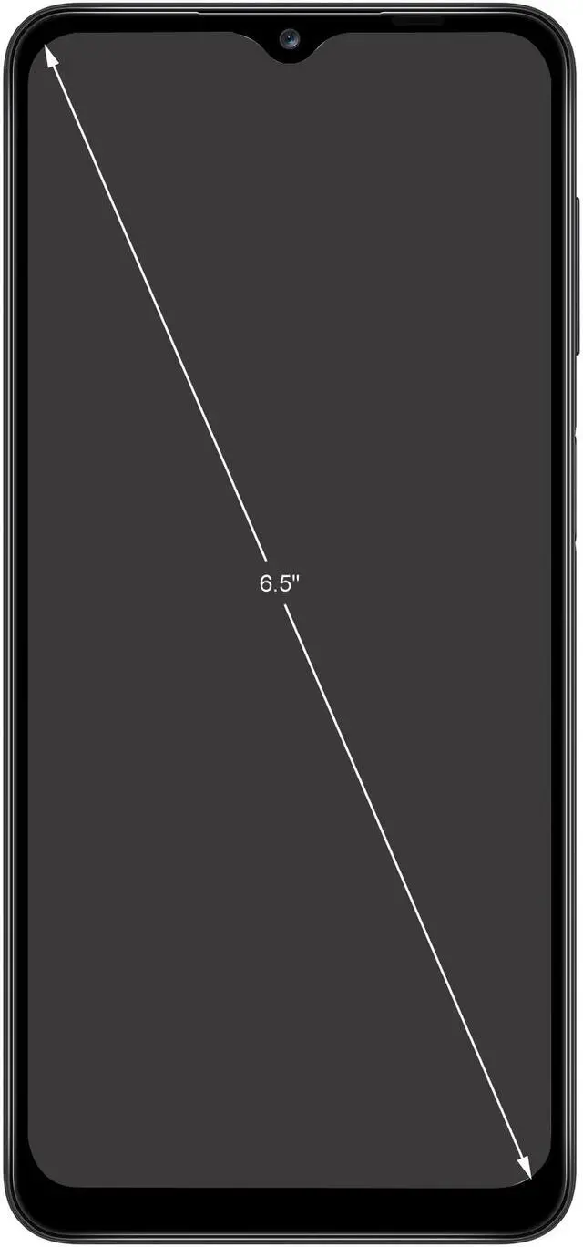 Alt view image 2 of 8 - Samsung Galaxy A12 4G LTE Unlocked Cell Phone 6.5" Black 3GB RAM