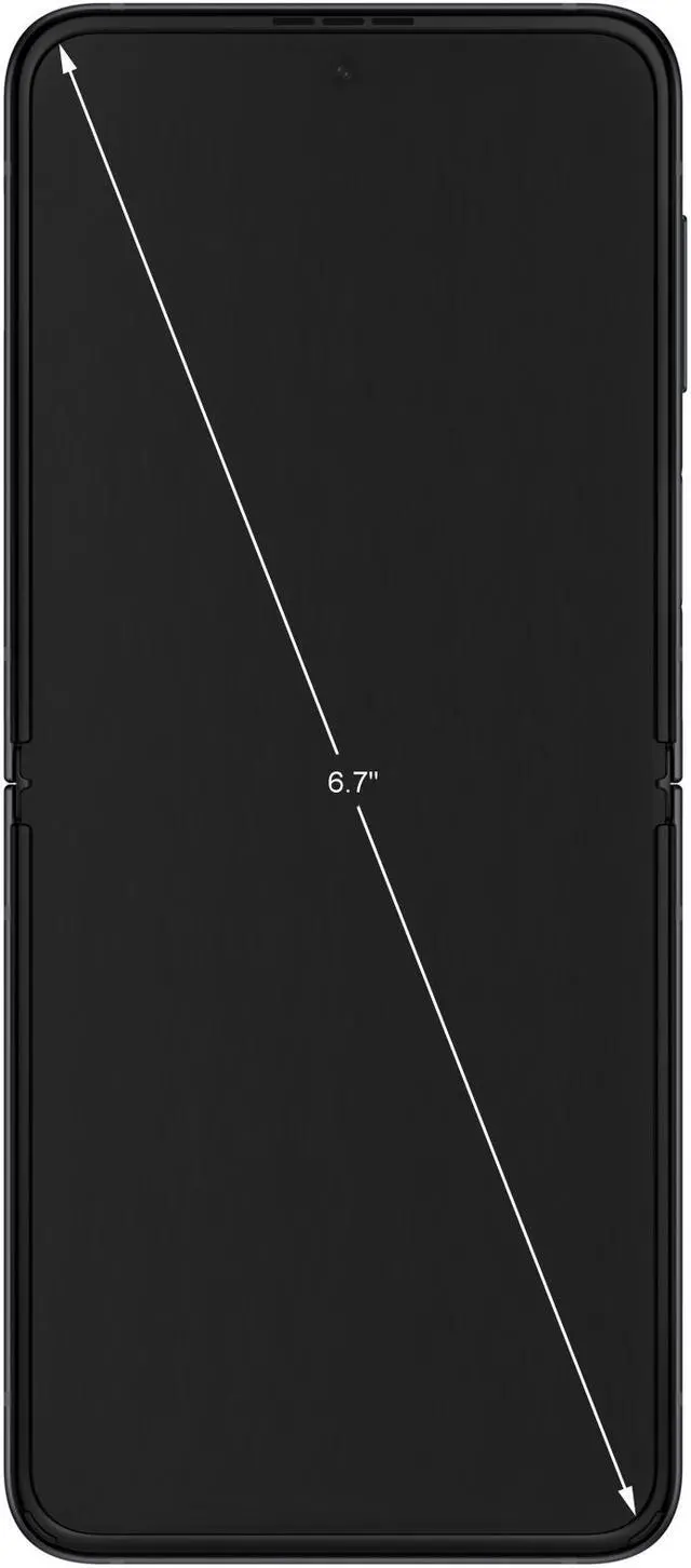 Alt view image 2 of 11 - Samsung Galaxy Z Flip 3 5G 256GB UNLOCKED - Phantom Black