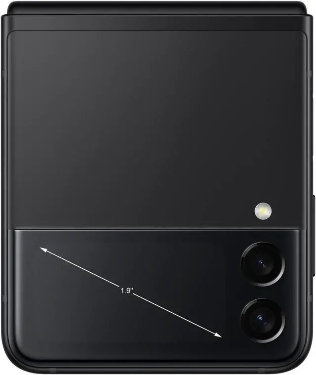 Alt view image 10 of 11 - Samsung Galaxy Z Flip 3 5G 256GB UNLOCKED - Phantom Black